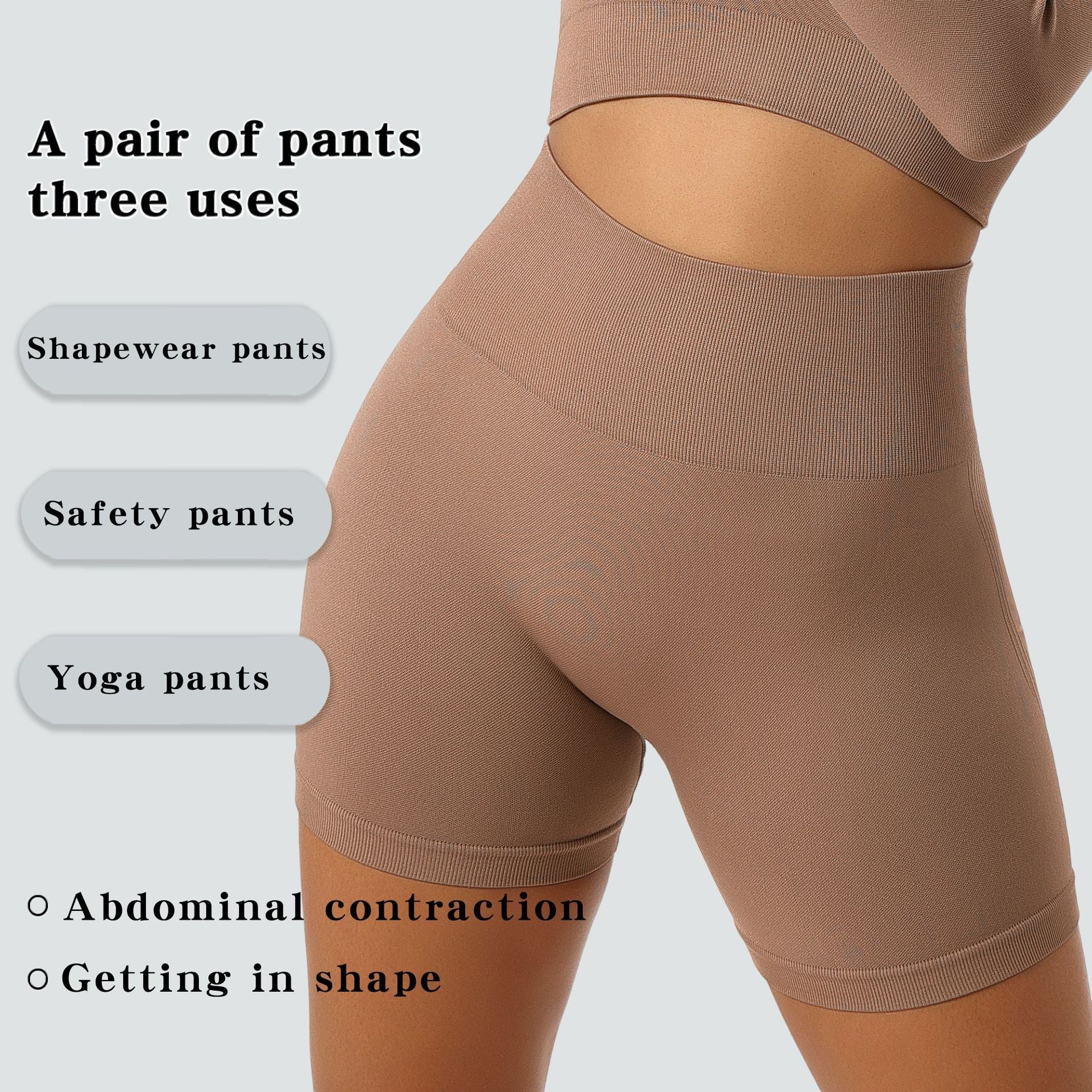 Butt Lifting Pants – High Waist Tummy Control Shapewear Safety Shorts