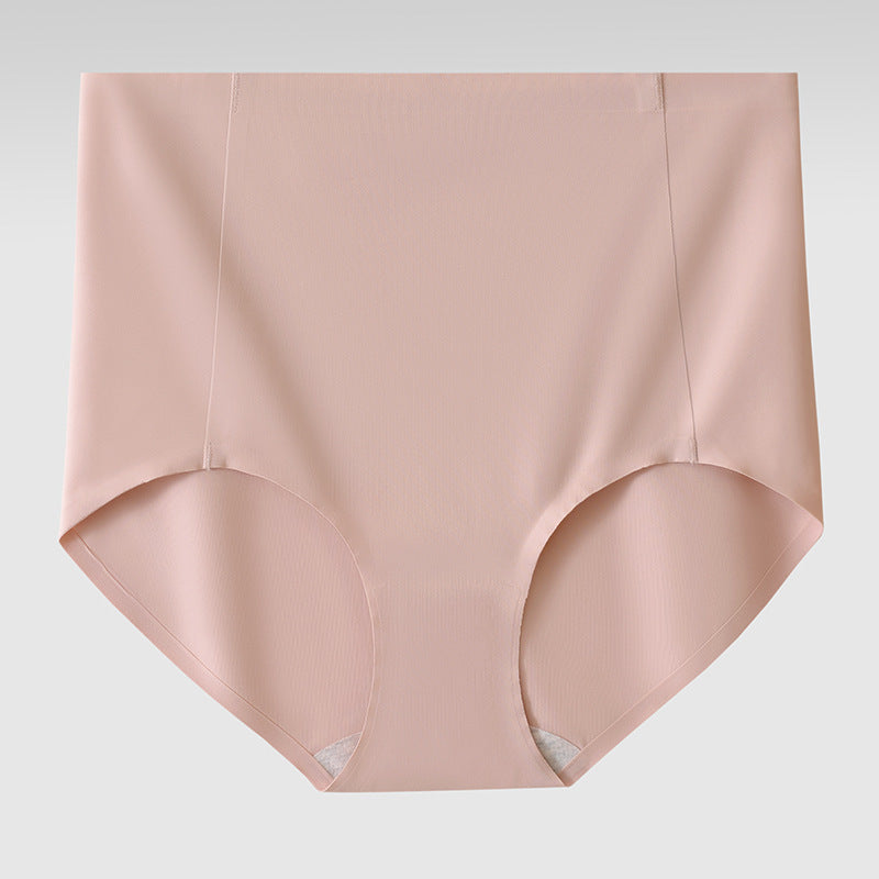 Cotton Antibacterial Breathable Quick-Dry Cooling Seamless High-Waisted Tummy-Control Women's Underwear - Classyfashion24.com