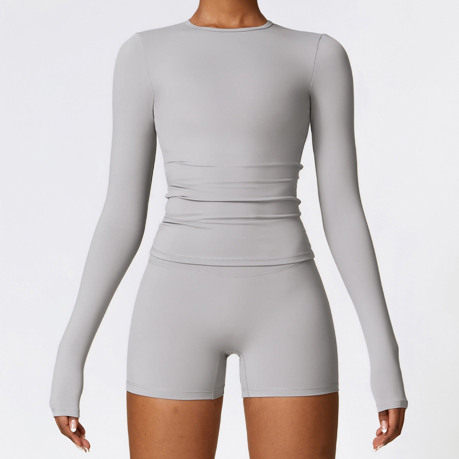 Long-Sleeve Yoga Top for Pilates & Running
