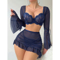 Lace Mesh Lingerie Set for Women
