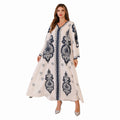 Middle Eastern Muslim Long Dress Dubai Turkish Sequined Large Robe Wholesale - Classyfashion24.com