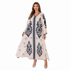 Middle Eastern Muslim Long Dress Dubai Turkish Sequined Large Robe Wholesale - Classyfashion24.com