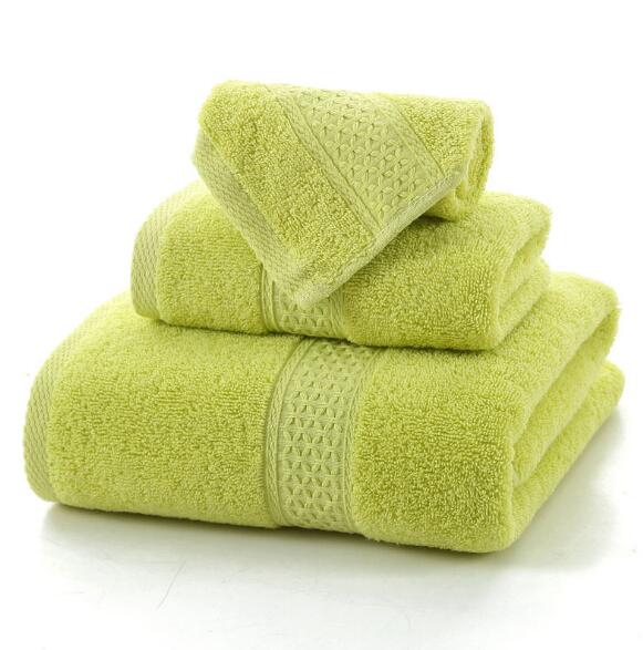 3-Piece Premium 100% Cotton Bath & Hand Towel Set