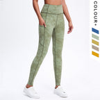5-Color Tie-Dye Yoga Set with Sports Bra