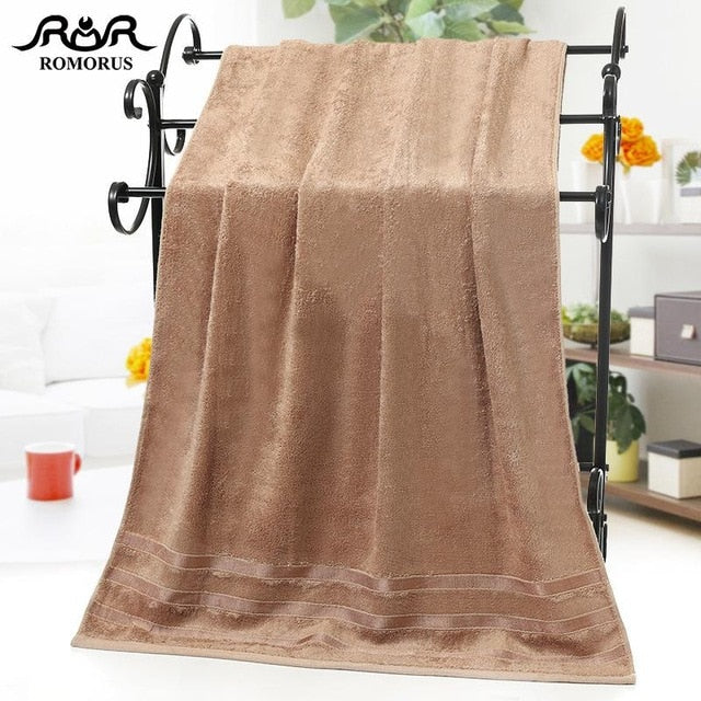 ROMORUS Bamboo Fiber Bath Towel Set