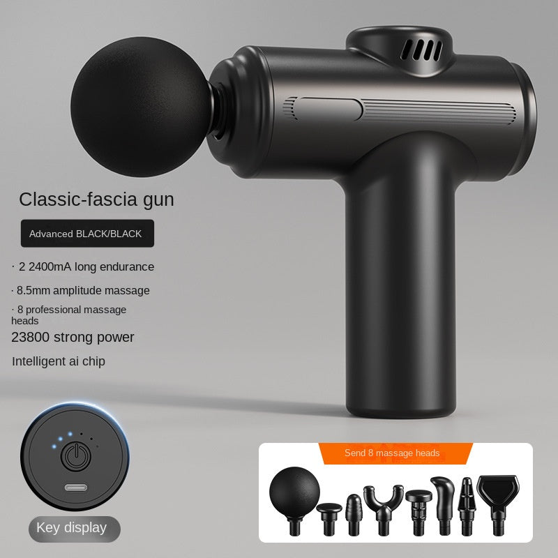 Mini Portable Massage Gun with 4 Heads