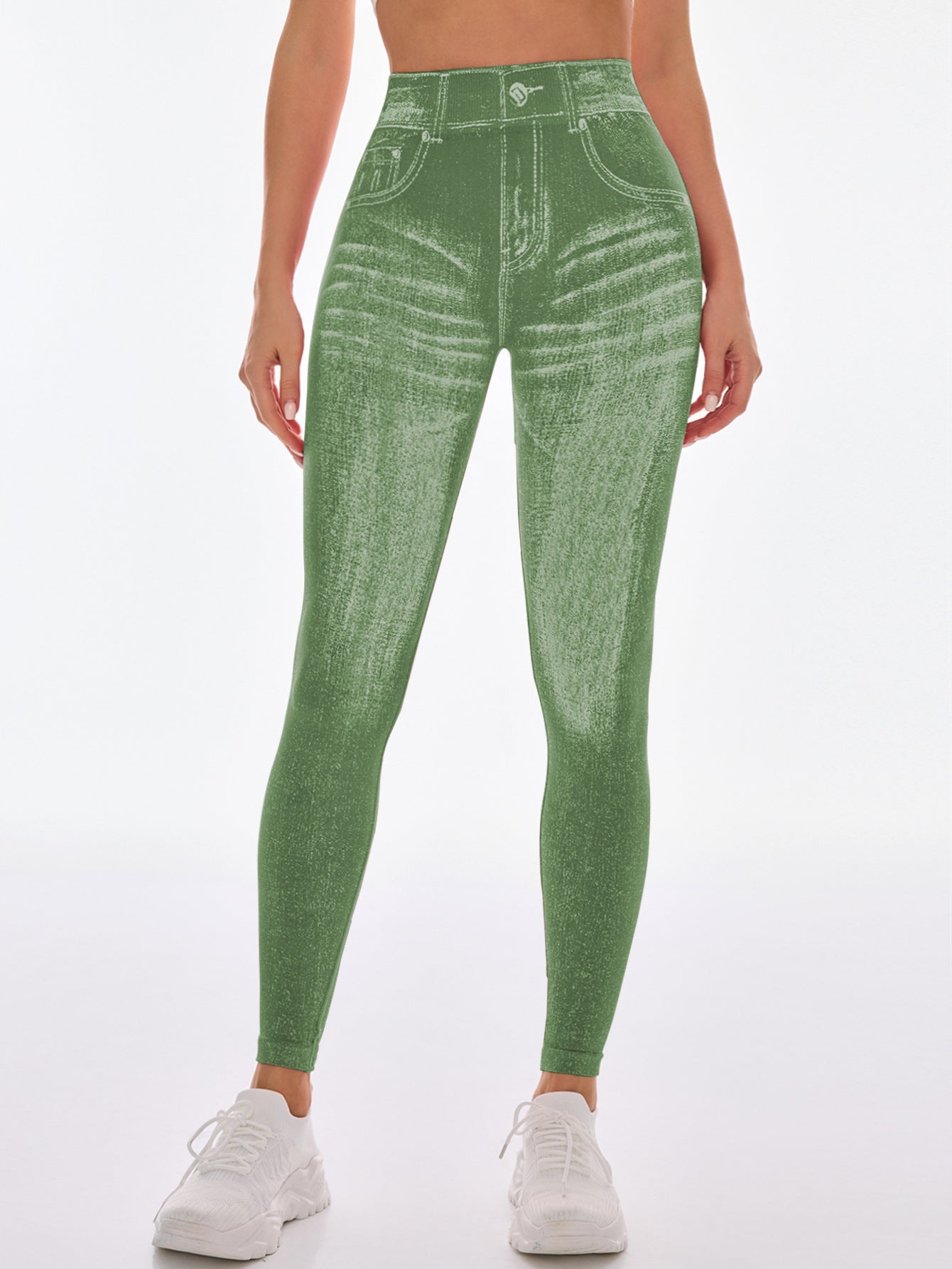 High-Waisted Seamless Yoga Shorts for Women
