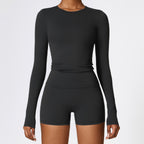 Long-Sleeve Yoga Top for Pilates & Running - Classyfashion24.com