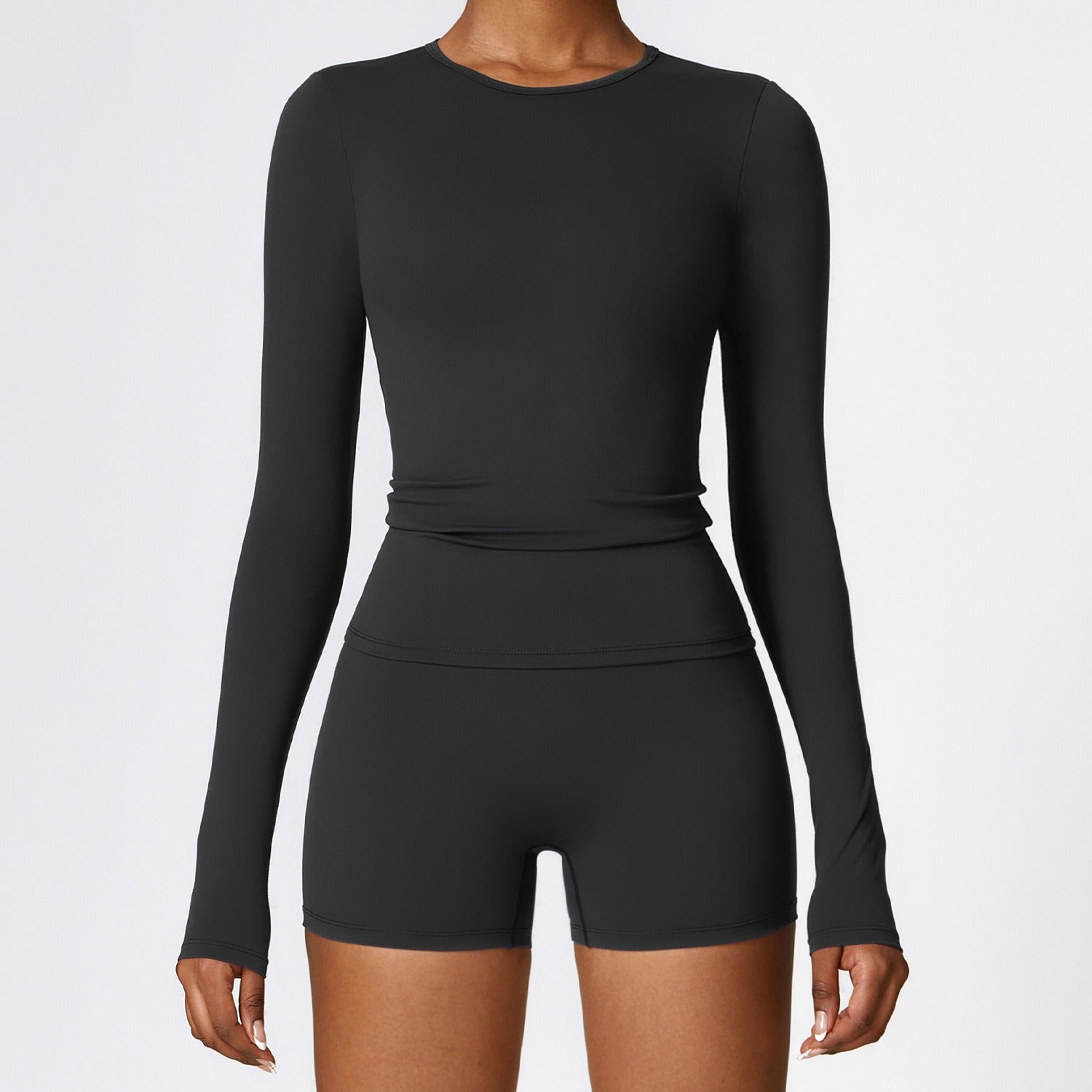 Long-Sleeve Yoga Top for Pilates & Running