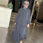 Temperament Muslim top pants loose two-piece set - Classyfashion24.com