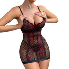 Sheer Embroidered Lingerie Set for Women - Classyfashion24.com