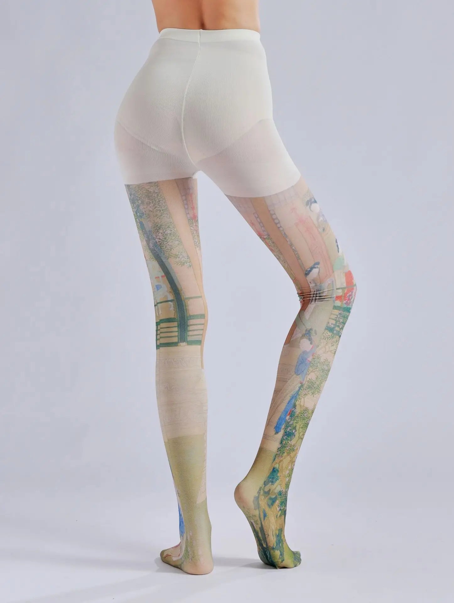 Pattern Printed Pantyhose – Retro and Personalized Bottom Socks