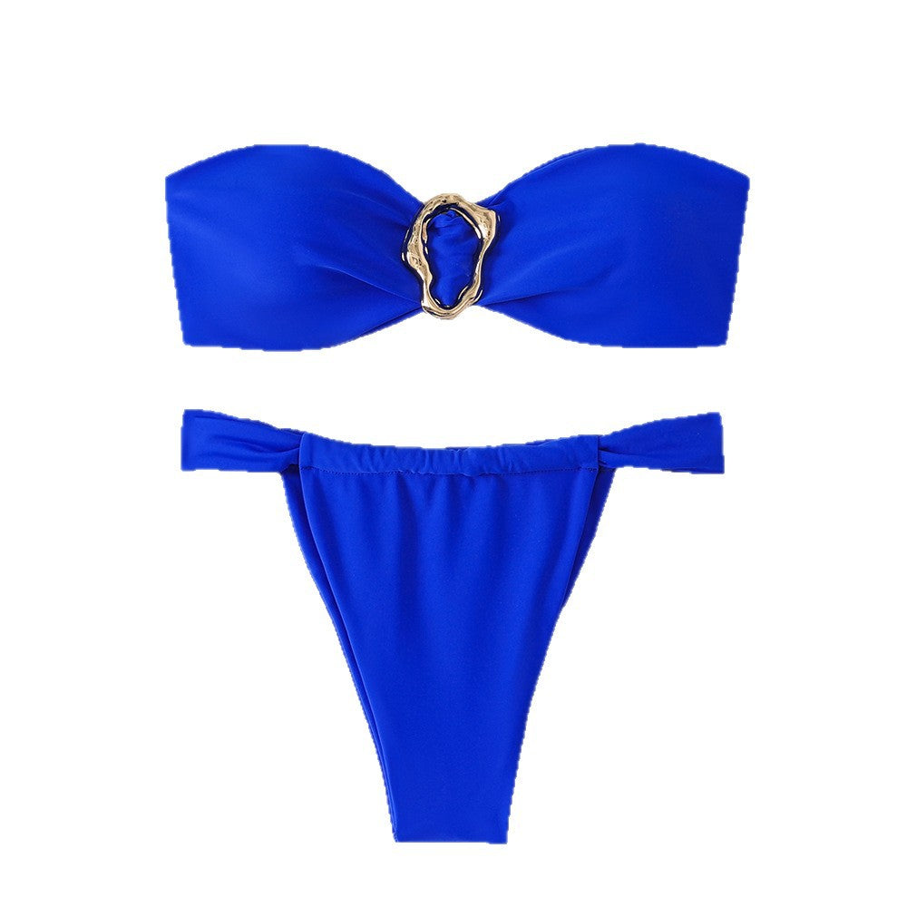 Ring Bikini Strapless Cross-border Separated Swimwear - Classyfashion24.com