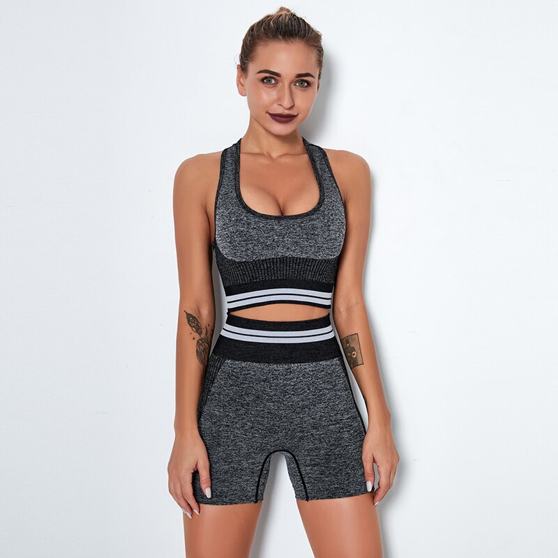 4-Piece Seamless Yoga Set for Women