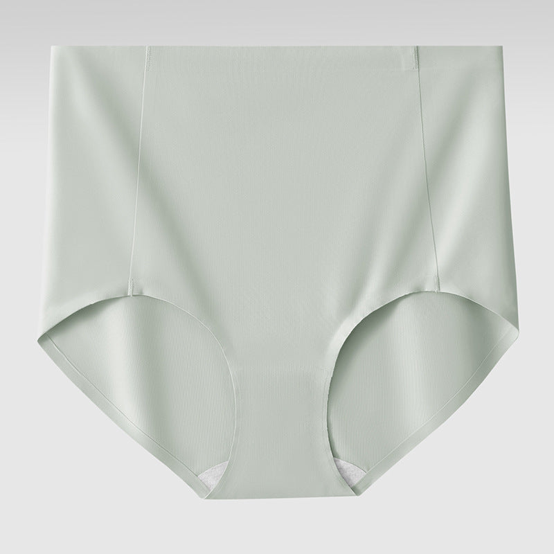 Cotton Antibacterial Breathable Quick-Dry Cooling Seamless High-Waisted Tummy-Control Women's Underwear - Classyfashion24.com