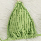 Swimwear  Female  Neckline Tie Sexy Two-Piece Three-Point Design - Classyfashion24.com