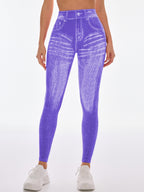 High-Waisted Seamless Yoga Shorts for Women