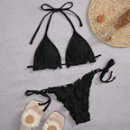 Sexy Two-Piece String Halter Bikini Swimwear - Classyfashion24.com