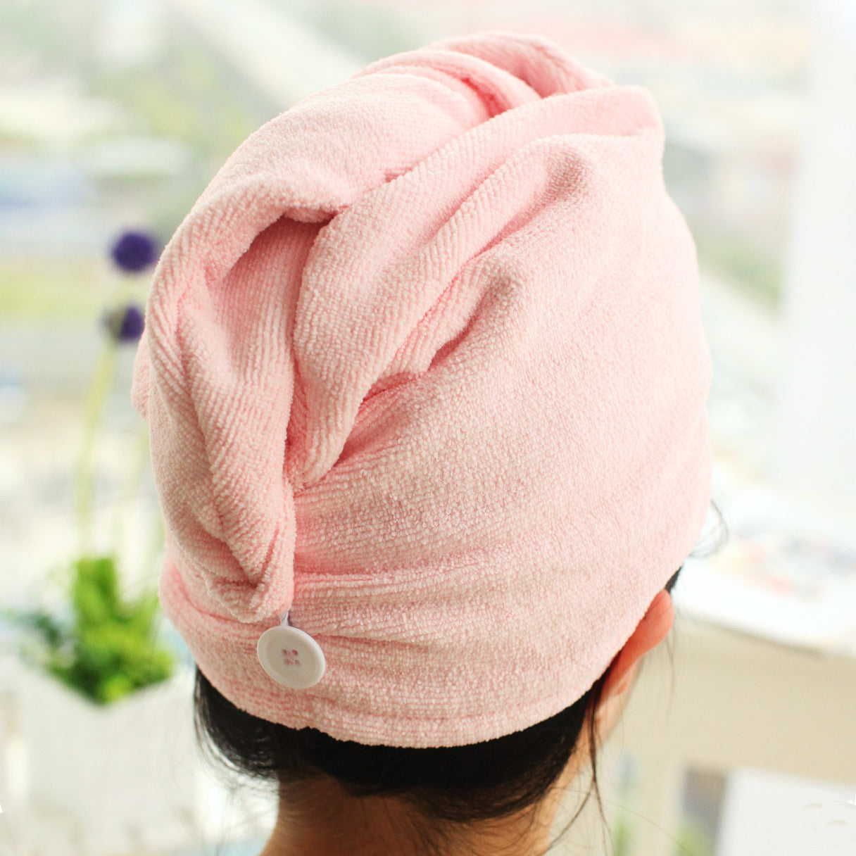 Water-Absorbing Hair Drying Towel Cap