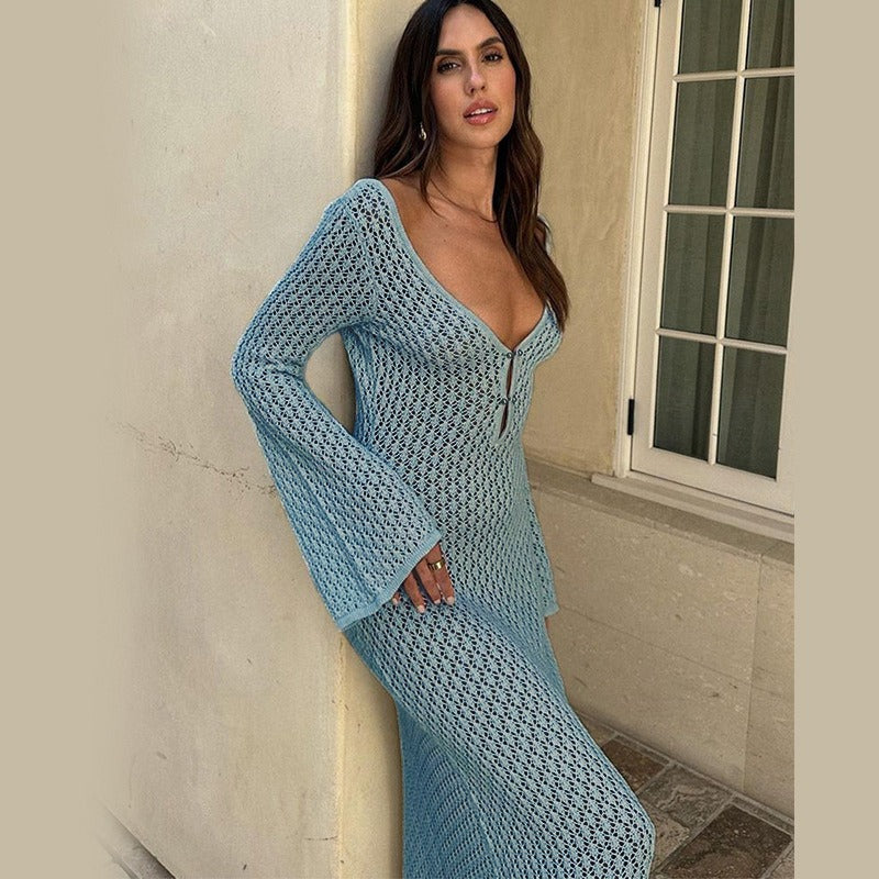 V-Neck Beach Skirt Cover-Up for Women - Classyfashion24.com