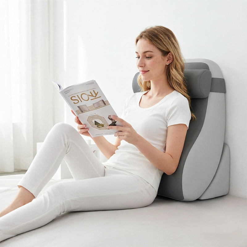 Large Memory Foam Reading Pillow - Adjustable Bed Backrest for Gaming, TV, Work & Relaxation - Classyfashion24.com