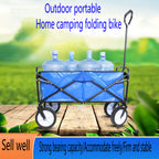 Heavy Duty Folding Utility Wagon – Collapsible All-Terrain Garden & Beach Cart