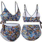 floral bikini swimwear, women's sexy swimwear - Classyfashion24.com