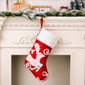 Snowflake Christmas Socks Gift Bags