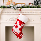Snowflake Christmas Socks Gift Bags