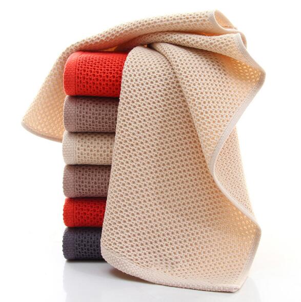 Cotton Hand Towels for Adults Plaid Hand Towel Face Care Magic Bathroom Sport Waffle Towely