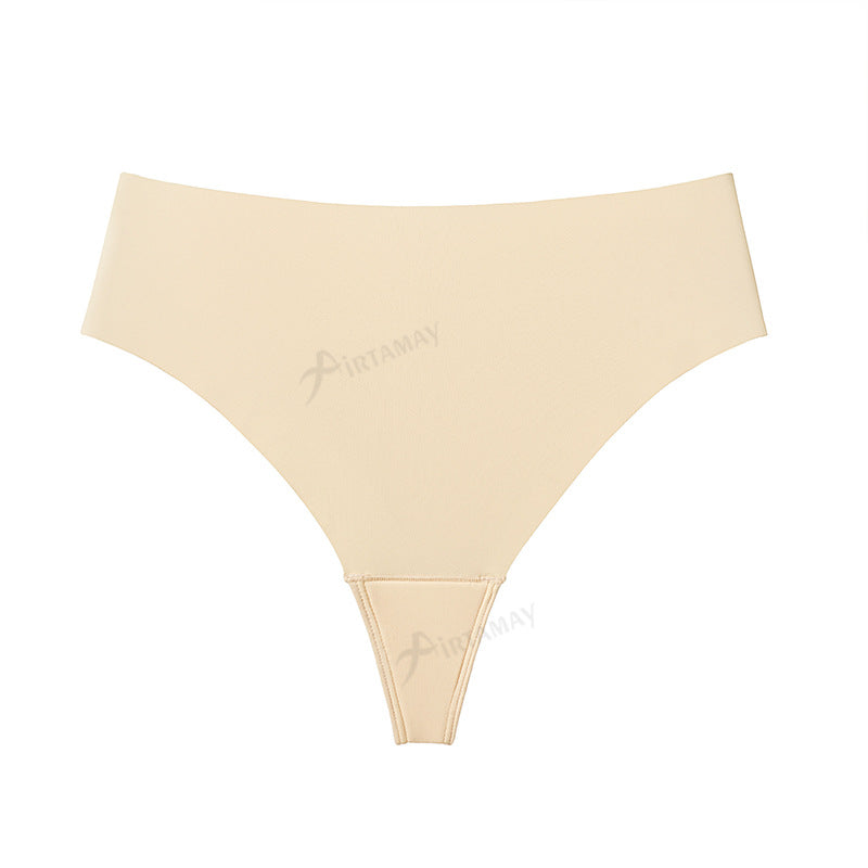 Sports Yoga Camel Toe Underwear – Seamless Anti-Exposure High Waist T-Back