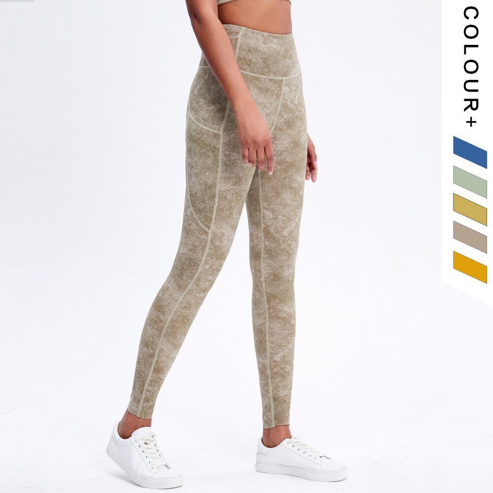 5-Color Tie-Dye Yoga Set with Sports Bra