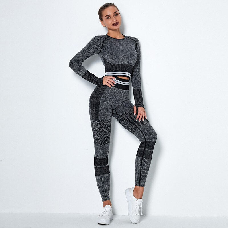 4-Piece Seamless Yoga Set for Women