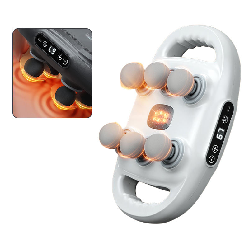 Heated Massage Gun with 6 Heads