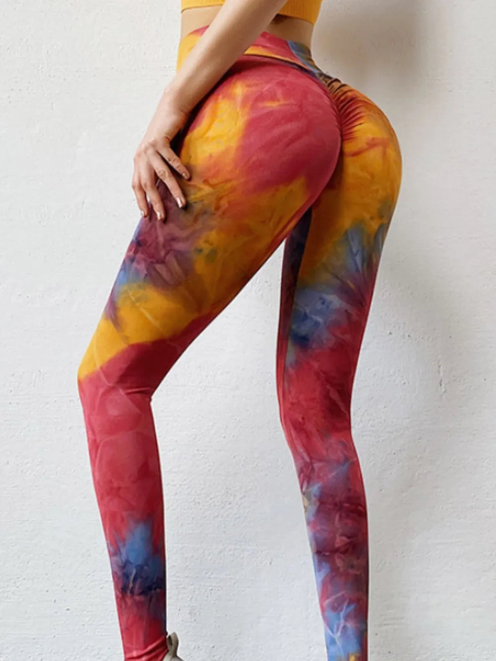 Tie-Dye High Waist Active Leggings - Classyfashion24.com