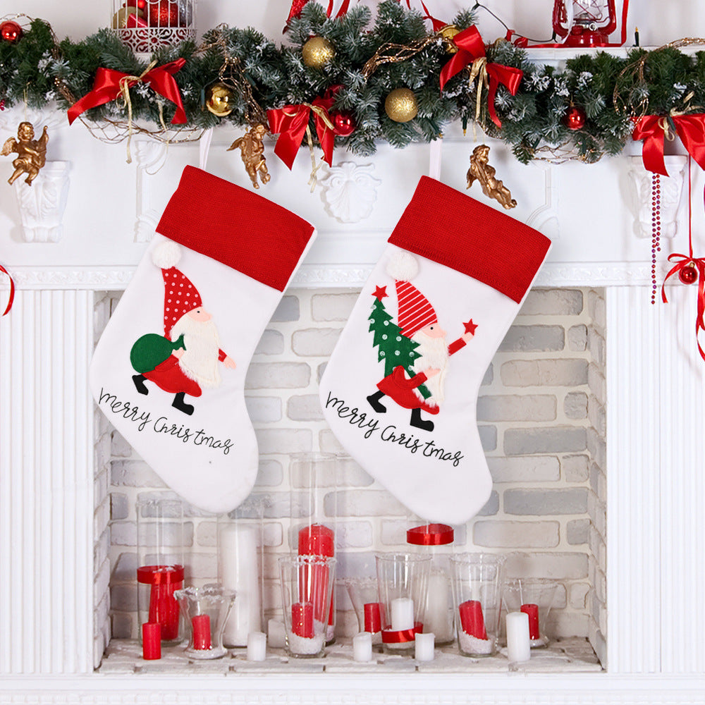 Santa Claus Christmas Socks Gift Bags - Classyfashion24.com