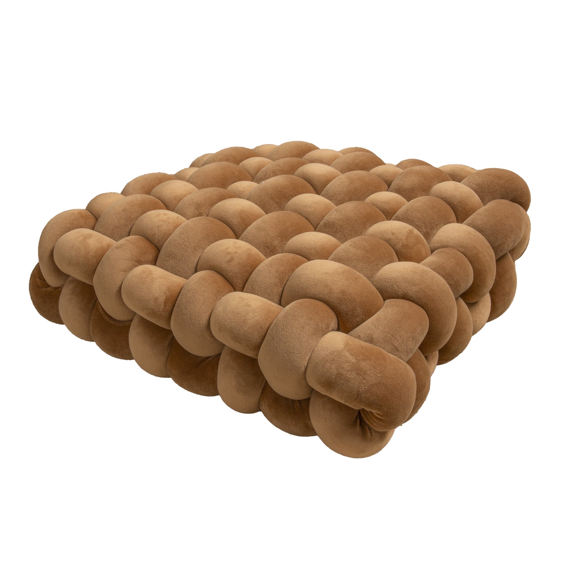 Seat cushion square woven pillow household plush cushion sofa bay window decorative pad