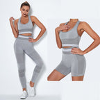 4-Piece Seamless Yoga Set for Women
