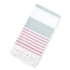 Turkish Striped Fringe Beach Towel – Quick Dry - Classyfashion24.com