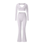 High-Waist Shaping Yoga Suit Set for Women - Classyfashion24.com