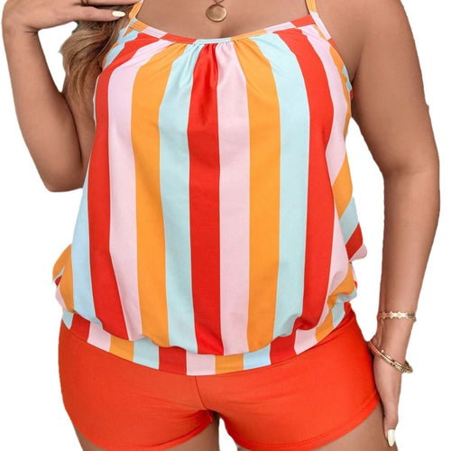 Swimwear, Plus Size, Two-Piece Bathing Suit - Classyfashion24.com