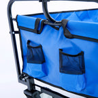 Heavy Duty Folding Utility Wagon – Collapsible All-Terrain Garden & Beach Cart