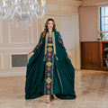 Muslim Embroidered  Luxury Evening Dress Two-piece Set - Classyfashion24.com