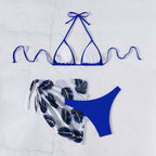 Bikini Swimwear Set for Women, Three-Piece - Classyfashion24.com