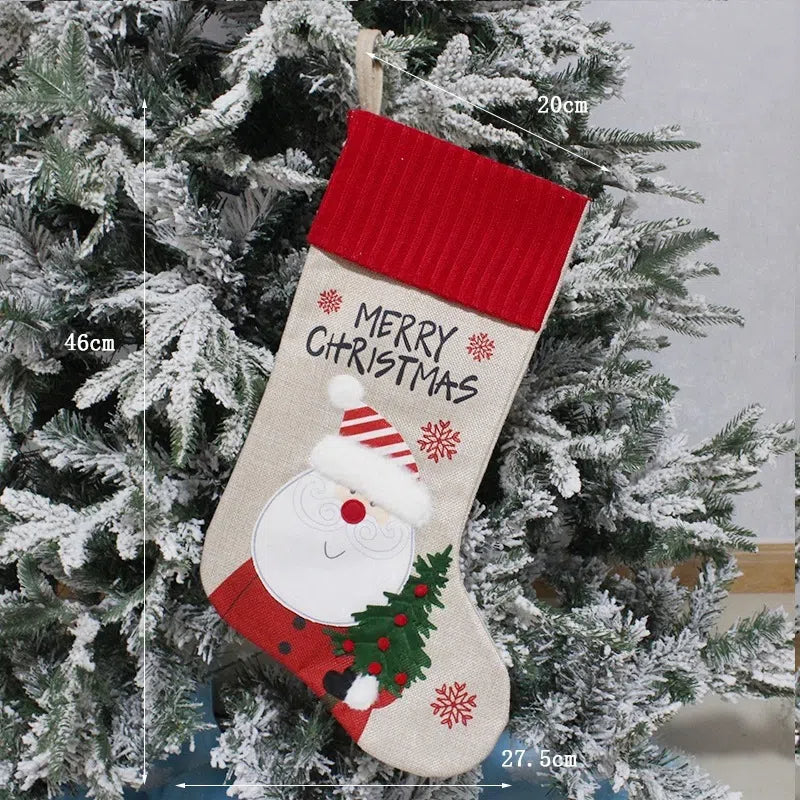 Snowman Christmas Tree Sock Pendants