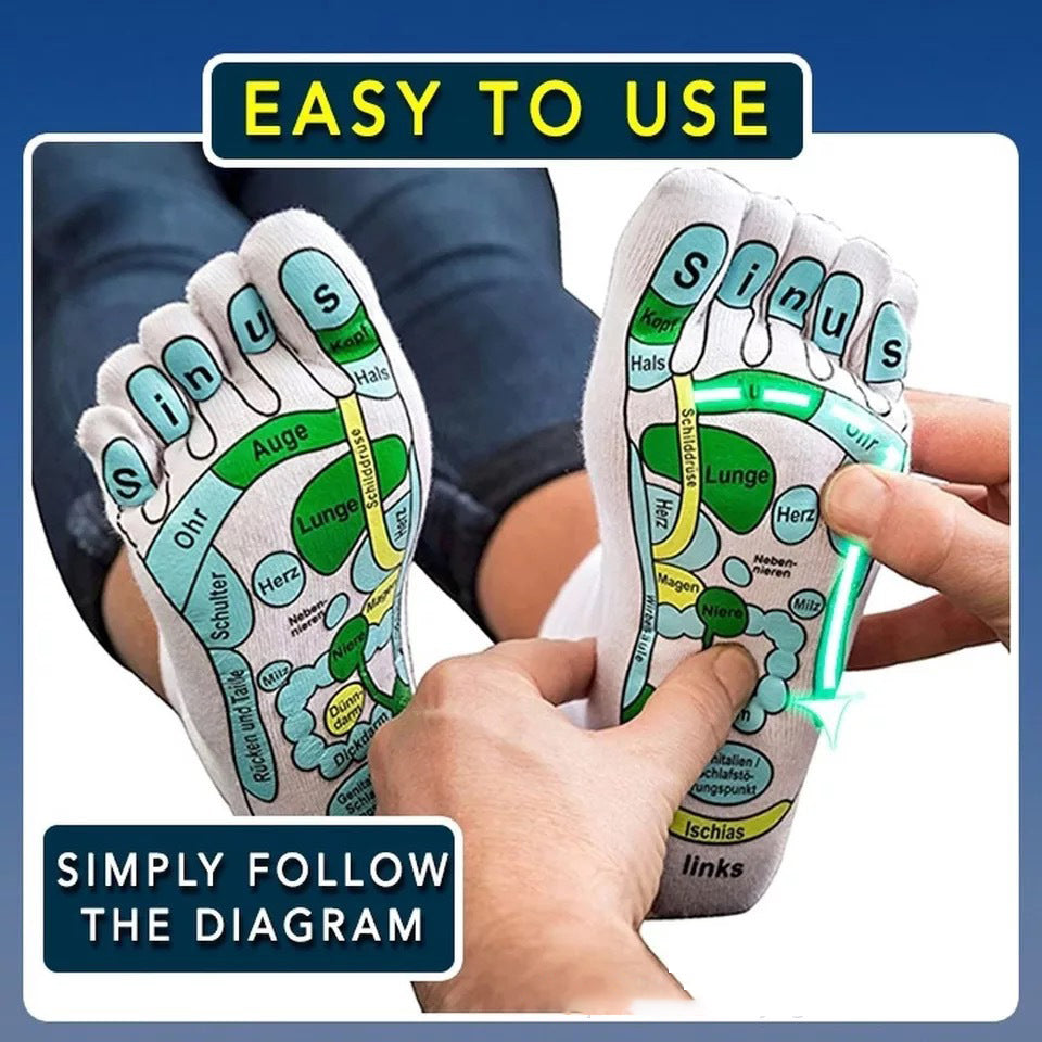 Five-Finger Cotton Massage Socks - Classyfashion24.com