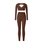 High-Waist Shaping Yoga Suit Set for Women - Classyfashion24.com