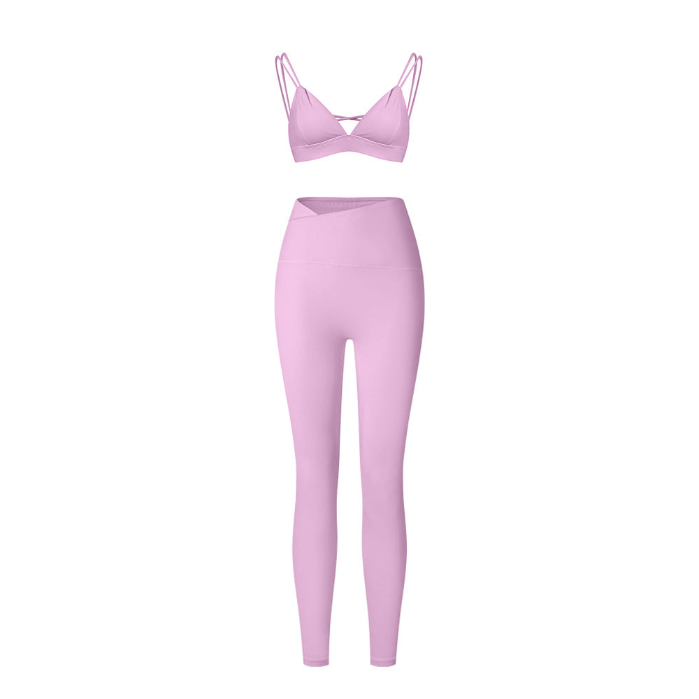 High-Waist Shaping Yoga Suit Set for Women
