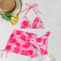 Sexy Tie-Dye Print Bikini Three-Piece Swimsuit for Women - Classyfashion24.com