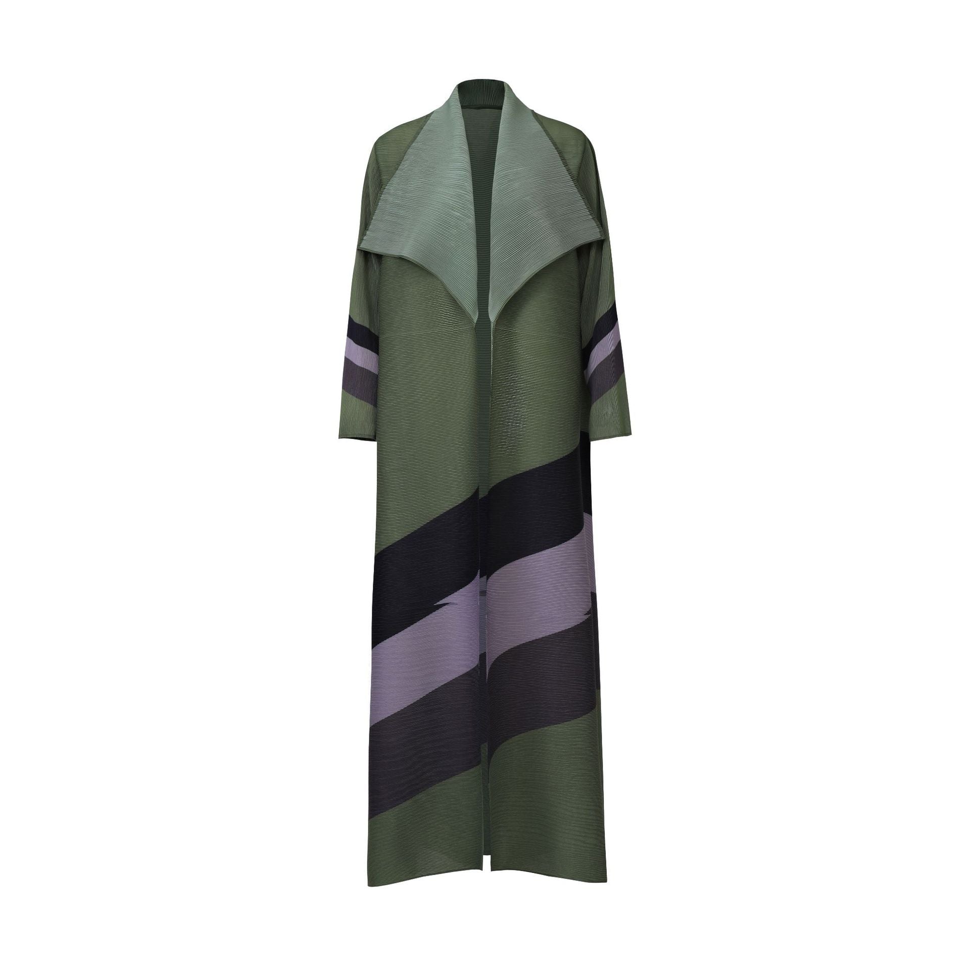 Windbreaker jacket for women with a high-end feel loose fit in large size and tied Muslim robe - Classyfashion24.com